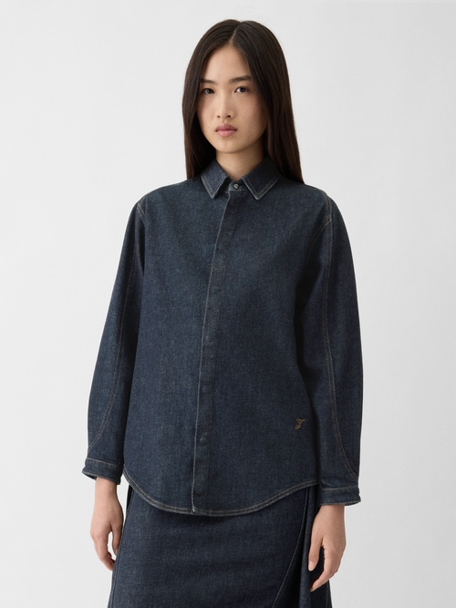 The Amelo de-Nîmes denim shirt
