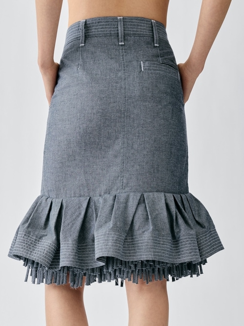 The Cabana de-Nîmes denim skirt