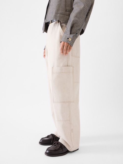 The Carré de-Nîmes denim cargo pants