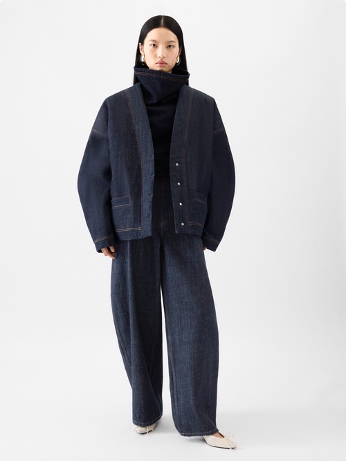The de-Nîmes denim cardigan