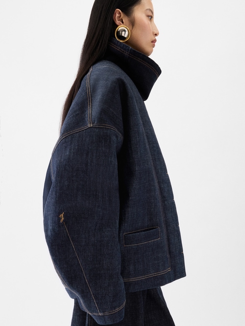 The de-Nîmes denim cardigan