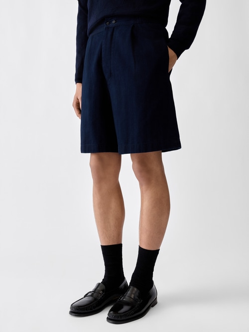 The de-Nîmes Venice denim shorts