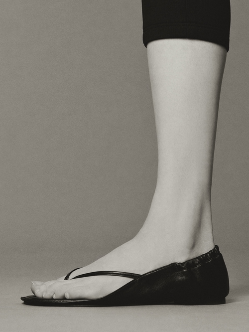 The flat sandals