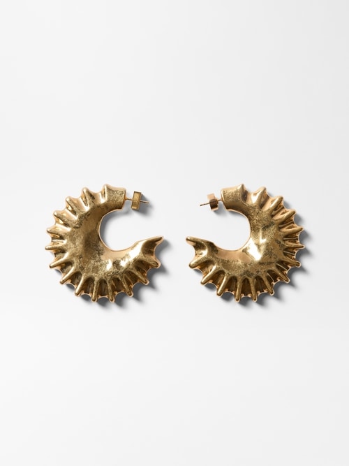 The Hippocampe hoop earrings
