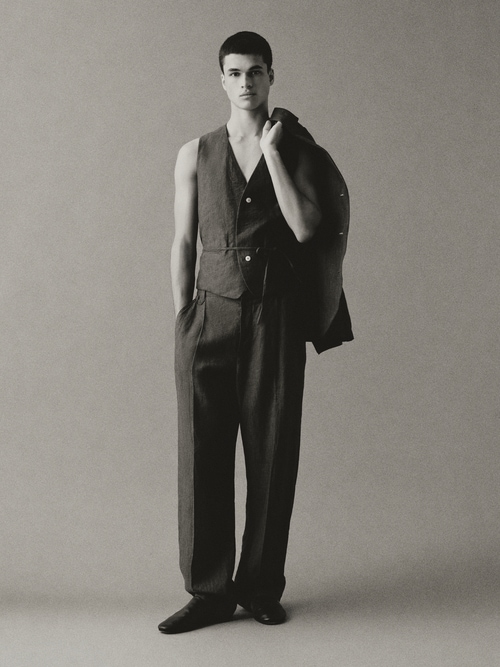 The linen Croisière pants