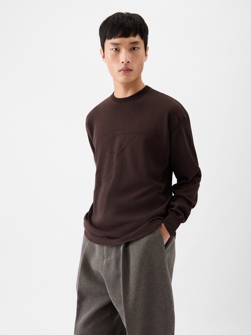 The Lino long-sleeve knit