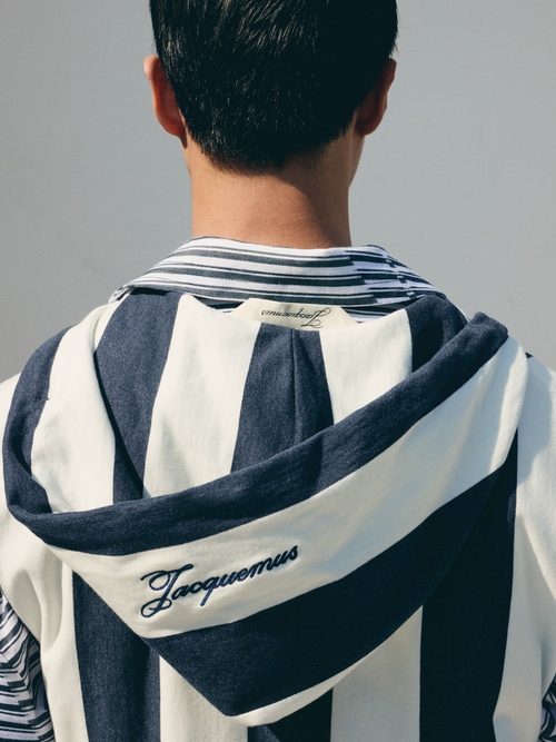 The Marinière hooded gilet