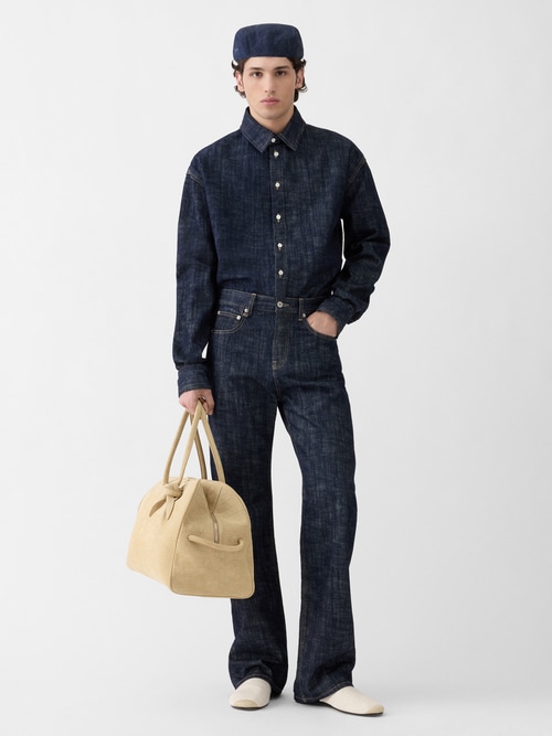The straight de-Nîmes denim pants