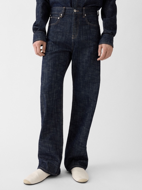 The straight de-Nîmes denim pants